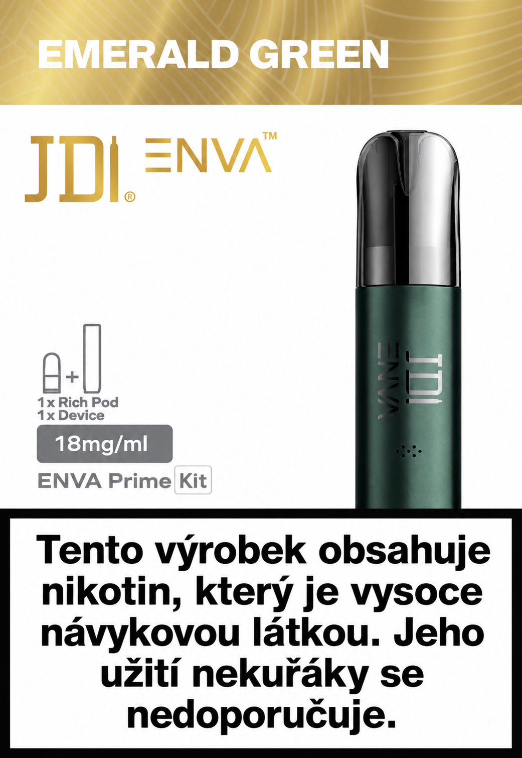JDI ENVA Prime Emerald Green